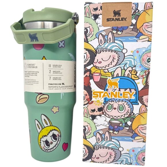 Stanley X Sanrio Flowstate Quencher H2.0 Tumbler 30 oz Matte Green - Picture 3 of 4